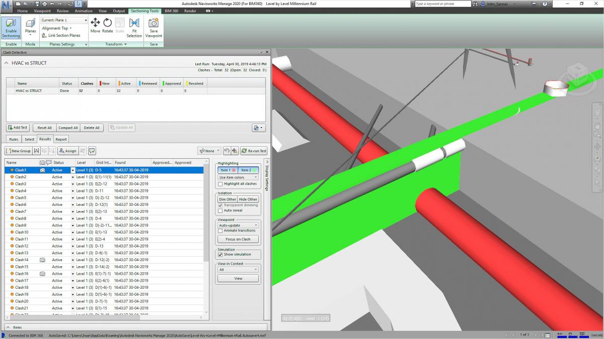 navisworks clash detection