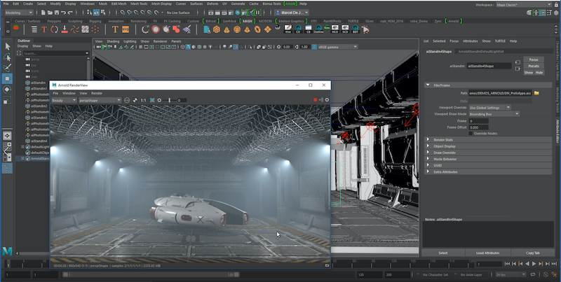 autodesk arnold panoramica