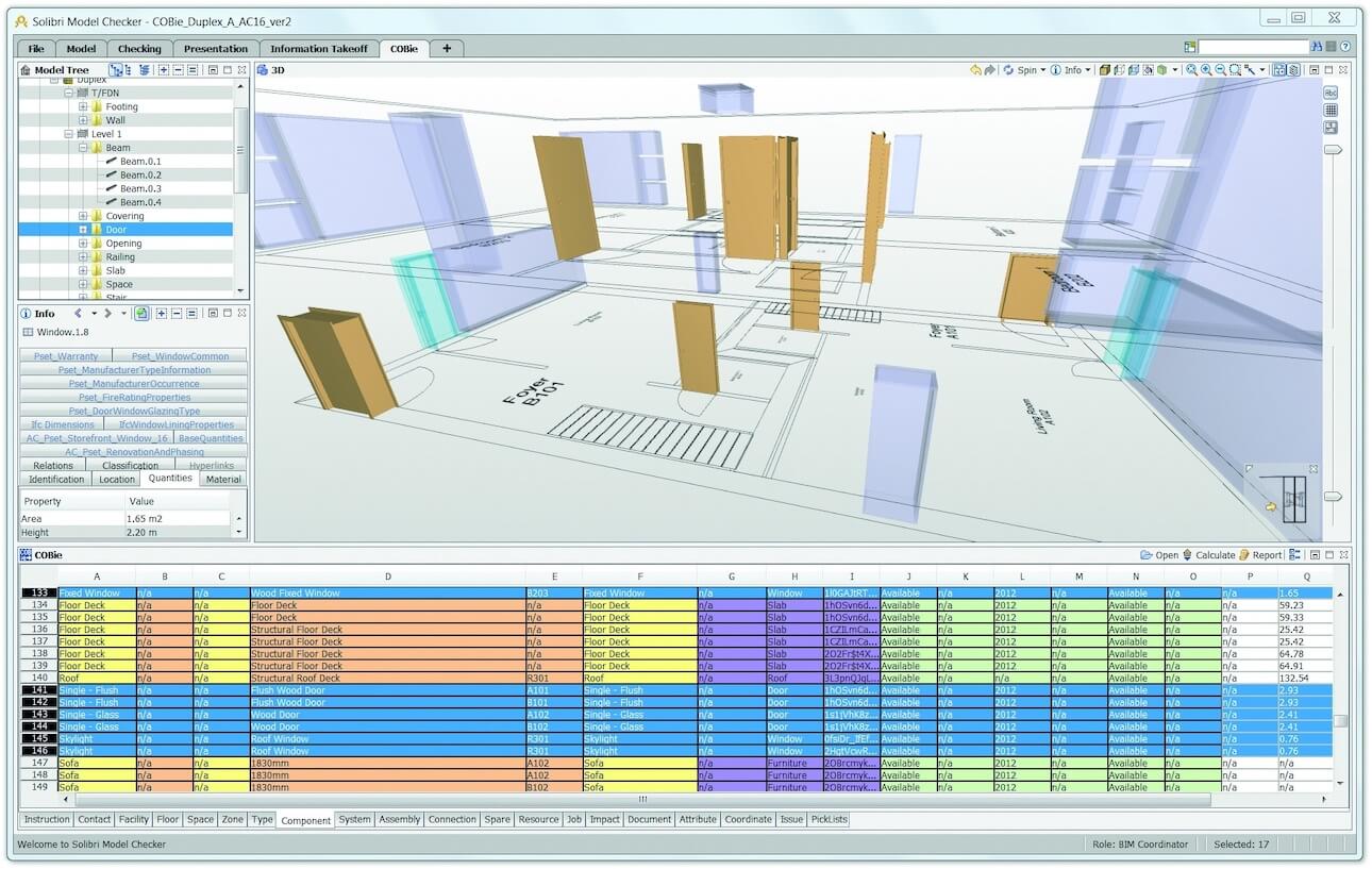 cobie bim facility management